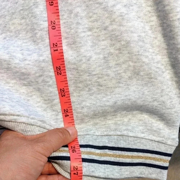 Tommy Hilfiger Women's XXL Gray Nautical Anchor Logo Crewneck Sweatshirt VTG - Picture 7 of 7